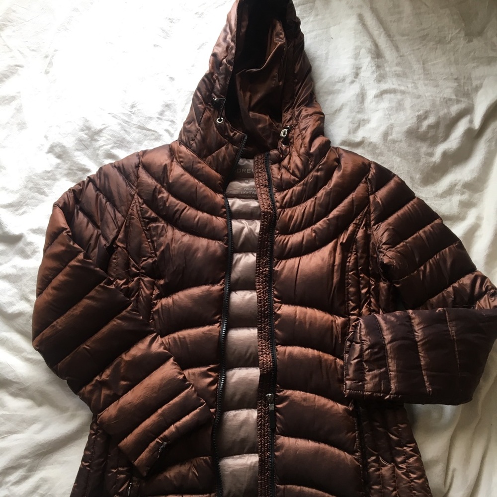 Goose down coat